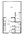 E floor plan 586 sq. ft. 497 sq. ft. to 676 sq. ft. E floor plan