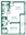 ROUGE/A2 floor plan 711 sq. ft. 711 sq. ft. ROUGE/A2 floor plan
