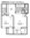 A floor plan 722 sq. ft. 722 sq. ft. A floor plan
