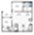 B2 floor plan 1,134 sq. ft. 1,134 sq. ft. B2 floor plan