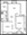 B2 floor plan 832 sq. ft. 832 sq. ft. B2 floor plan