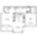 A4 floor plan 843 sq. ft. 843 sq. ft. A4 floor plan