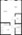 E3-B-II floor plan 542 sq. ft. 542 sq. ft. E3-B-II floor plan
