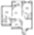 B2 - U floor plan 1,313 sq. ft. 1,313 sq. ft. B2 - U floor plan