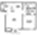 A-3 floor plan 723 sq. ft. 723 sq. ft. A-3 floor plan