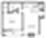A2 floor plan 769 sq. ft. 769 sq. ft. A2 floor plan