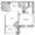 WIMBERLY floor plan 703 sq. ft. 703 sq. ft. WIMBERLY floor plan