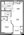 A1/A1P floor plan 571 sq. ft. 565 sq. ft. to 577 sq. ft. A1/A1P floor plan