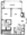 A3 floor plan 912 sq. ft. 812 sq. ft. to 1,012 sq. ft. A3 floor plan