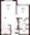 B floor plan 827 sq. ft. 827 sq. ft. B floor plan