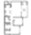 B1 floor plan 968 sq. ft. 968 sq. ft. B1 floor plan